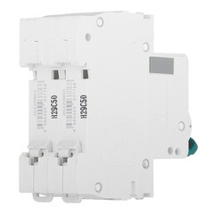 Автоматический выключатель модульный Dekraft BA-103 2P 50А тип C 6 кА 230/400 В (12294DEK) - фото 2