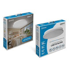 Светильник светодиодный накладной CSVT KSP 4000К 36 Вт IP20 белый (2081194) - фото 3