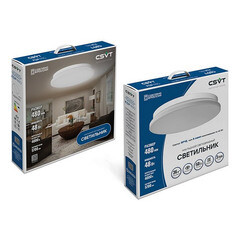 Светильник светодиодный накладной CSVT KSP 4000К 48 Вт IP20 белый (9014062) - фото 3