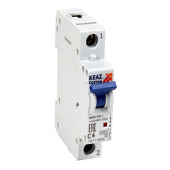 Автоматический выключатель модульный КЭАЗ OptiDin 1P 10А тип C 6 кА 220 В (260501) - фото 6