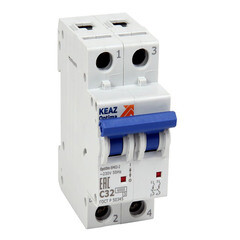 Автоматический выключатель модульный КЭАЗ OptiDin 2P 32А тип C 6 кА 220 В (260604) - фото 6
