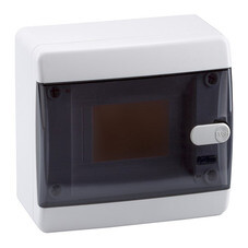 Щит распределительный навесной КЭАЗ OptiBox ЩРН пластиковый IP41 150х182х102,9 мм 6 модулей (145774)