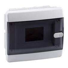 Щит распределительный встраиваемый КЭАЗ OptiBox ЩРВ пластиковый IP41 170х218х102,9 мм 8 модулей (145779)