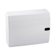 Щит распределительный навесной КЭАЗ OptiBox ЩРН пластиковый IP41 195х290х102,9 мм 12 модулей непрозрачная дверь (145784)