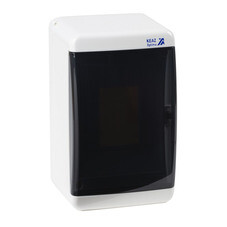 Щит распределительный навесной КЭАЗ OptiBox ЩРН пластиковый IP41 140х96х93 мм 4 модуля белый (279154)