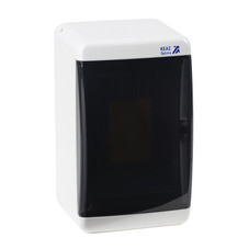Щит распределительный навесной КЭАЗ OptiBox ЩРН пластиковый IP41 140х132х93,2 мм 6 модулей белый (279160)