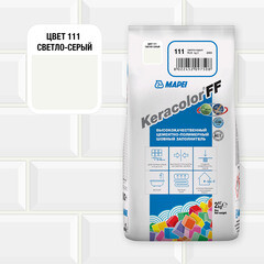 Затирка цементная Mapei Keracolor FF 111 светло-серая 2 кг - фото 2