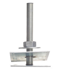 Анкер регулировочный оцинкованный М30 h200 150х150х4 мм - фото 3