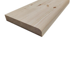 Подоконник деревянный 250х2000х40 мм сращенный хвоя
