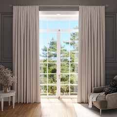 Изображение товара Штора блэкаут светло-серая 200х260 см Legrand Блэкаут (58093388)