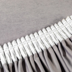 Штора канвас серая 150х280 см Legrand Канвас (58100828) - фото 3