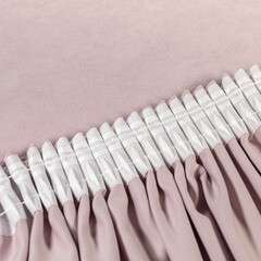 Штора канвас розовая 150х280 см Legrand Канвас (58101358) - фото 4