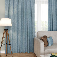 Штора рогожка голубая 180х260 см Legrand Сканди (58088963) - фото 1