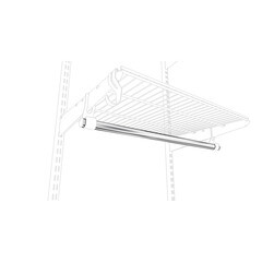 Перекладина для вешалок металлическая 1240 мм Титан-GS - фото 4