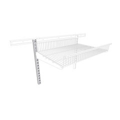 Направляющая металлическая белая 1025 мм Титан-GS - фото 7