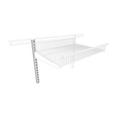 Направляющая металлическая белая 1536 мм Титан-GS - фото 6