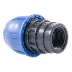 Муфта компрессионная внутр.резьба PN16 d 20x1/2" для ПЭ труб, РТП 11477