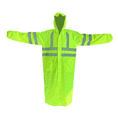 Плащ влагозащитный унисекс полиэстер с ПВХ покрытием КМ (one size) рост 180-186 см желтый (686882) - фото 1