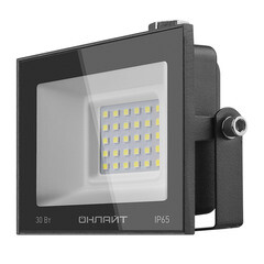 Изображение товара Прожектор светодиодный Онлайт OFL 4000К 30 Вт IP65 черный