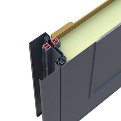 Дверь входная с терморазрывом Ferroni Isoterma правая антик серебро - лиственница бежевая 860х2050 мм - фото 4