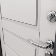 Дверь входная с терморазрывом Mastino Титан правая букле графит - эмаль молоко 880х2050 мм - фото 6