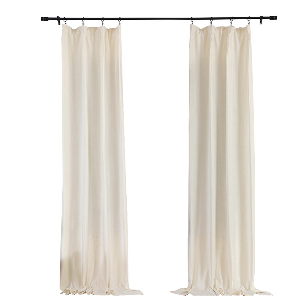 Изображение товара Штора вельвет белая 150x270 см Casa Conforte Holland Вельвет (2 шт.)