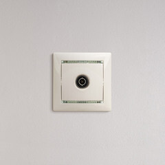 Розетка телевизионная Legrand Valena встраиваемая белая (694284) - фото 6