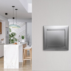 Выключатель Legrand Valena одноклавишный встраиваемый алюминий (694336) - фото 10