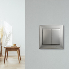 Выключатель Legrand Valena двухклавишный встраиваемый алюминий (694337) - фото 5