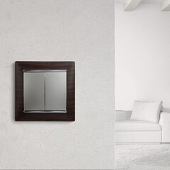 Выключатель Legrand Valena двухклавишный встраиваемый алюминий (694337) - фото 3