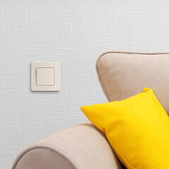 Выключатель Legrand Inspiria одноклавишный встраиваемый слоновая кость (673601) - фото 5