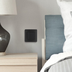 Выключатель Legrand Inspiria одноклавишный встраиваемый антрацит (673603) - фото 5