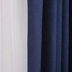 Штора рогожка синяя 200х270 см Mona Liza Софт-рогожа (МЛ703/22) - фото 3