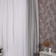 Штора микроблэкаут серая 200х270 см Mona Liza Monocolor (МЛ706/3/Е200) - фото 3