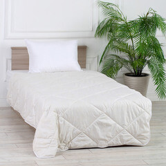 Одеяло всесезонное 1,5-спальное овечья шерсть Mona Liza (539750) - фото 3