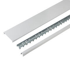 Реечный потолок Албес 1,35х0,9 м 100AS белый матовый комплект - фото 1