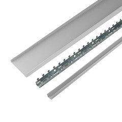 Реечный потолок Албес 1,7х1,7 м 100AS белый матовый комплект - фото 2