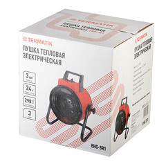 Пушка тепловая электрическая 3 кВт Termatik прямого нагрева (EHG-3R1) - фото 8