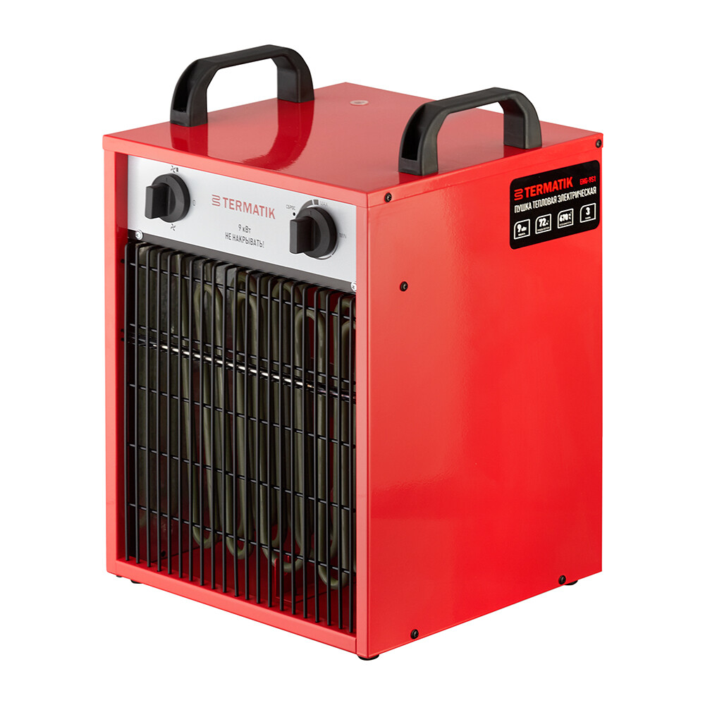 Изображение товара Электрическая тепловая пушка Termatik EHG-9S1 мощностью 9 кВт для обогрева помещений