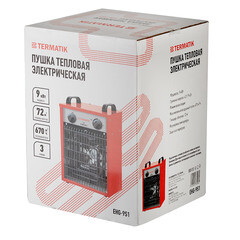 Пушка тепловая электрическая 9 кВт Termatik прямого нагрева (EHG-9S1) - фото 8