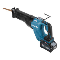 Пила сабельная аккумуляторная Makita XGT JR001GM201 40 В 4 Ач Li-Ion 2 АКБ и ЗУ (JR001GM201) - фото 7