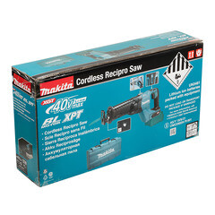 Пила сабельная аккумуляторная Makita XGT JR001GM201 40 В 4 Ач Li-Ion 2 АКБ и ЗУ (JR001GM201) - фото 4