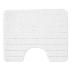 Изображение товара Коврик для туалета белый 50х60 см Fora Wave (FOR-PP-WAV50-60W)