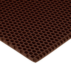 Коврик универсальный Еvaline ЭВА Соты 80х60 см коричневый - фото 5