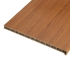 Подоконник ПВХ Moeller LD-S 30 400х2000х22 мм покрытие Elesgo дуб золотой матовый - фото 2