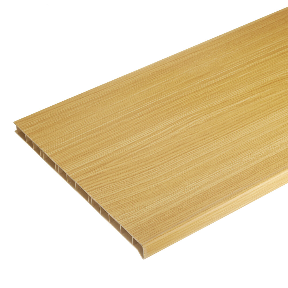 Изображение товара Подоконник ПВХ Moeller LD-S 30 400x2000x22 мм с покрытием Elesgo дуб светлый матовый