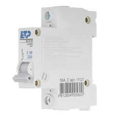 Автоматический выключатель модульный ETP ВА 47-63 1P 50А тип C 4,5 кА 230/400 В (11127) - фото 2