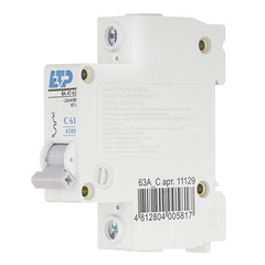 Автоматический выключатель модульный ETP ВА 47-63 1P 63А тип C 4,5 кА 230/400 В (11129) - фото 3