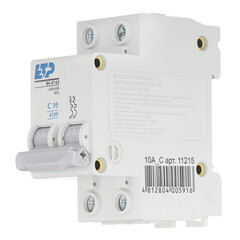 Автоматический выключатель модульный ETP ВА 47-63 2P 10А тип C 4,5 кА 230/400 В (11215) - фото 3