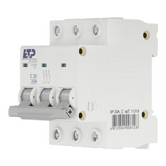 Автоматический выключатель модульный ETP ВА 47-63 3P 20А тип C 4,5 кА 400 В (11319) - фото 2